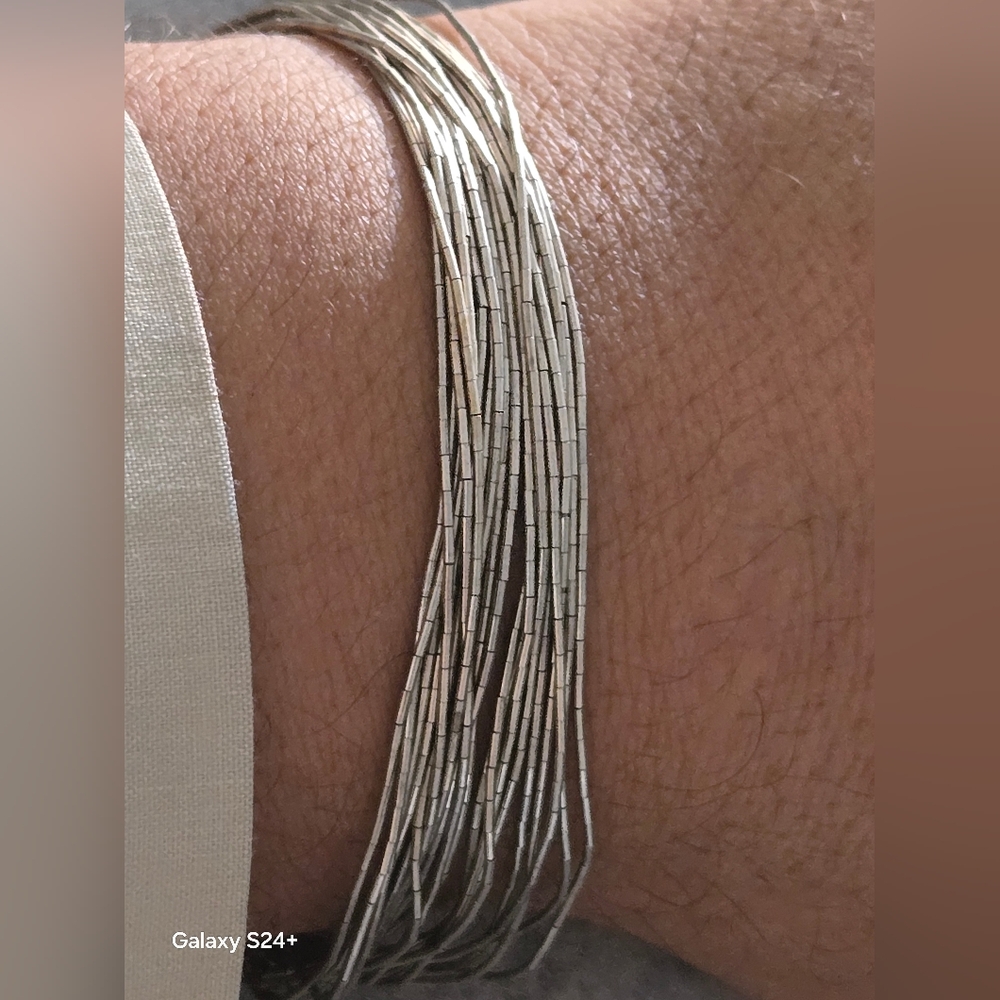 Elegant Sterling Silver 925 Bracelet for Women SZ 7